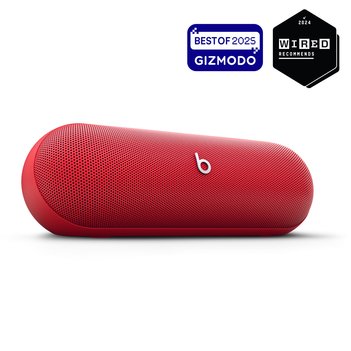 Close-up of Beats Pill in Statement Red